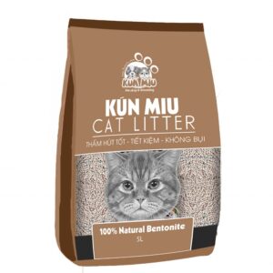Cát đi vệ sinh cho mèo hương cafe Kún Miu