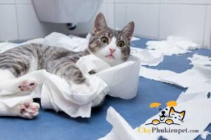 dấu hiệu mèo muốn đi vệ sinh